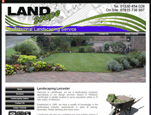 Tablet Screenshot of landscapersleicester.com